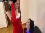 Spitting In The Mouth And Face For Christmas - Lezdom With Mistress Sofi