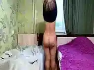 anal sex on the bed with a sexy big ass milf