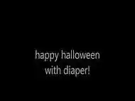 diapered stepmom on halloween!