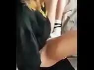 A student with a juicy ass gave herself to her friend. First person video