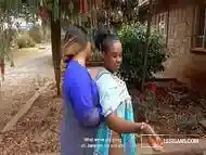 African Married MILFS Lesbian Make Out In Public During Neighbourhood Party