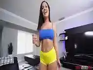 Alina Belle Her Big Ass Over Camera Man Cock