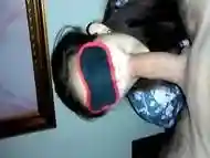 Amateur POV cfnm masked blowjob 2