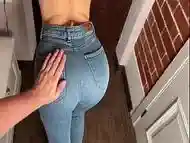 Anal. Beautiful white girl gets horny because of a dick in the ass