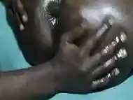 CLOSE UP ( ANAL ) CREAMPIE WITH AMATEUR EBONY