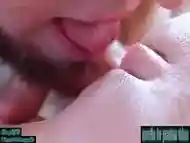 CLOSE UP PUSSY LICKING. Perfect cunnilingus and strong female orgasm