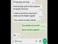 Chat caliente por wasap con chica tinder infiel parte 5