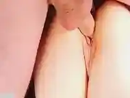 Close up pussy fuck with creampie