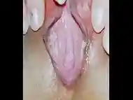 Closeup Rubbing Clit