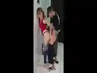 Cuckold wife giving pussy to water delivery man!