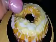 Cum covered Lemon cake is so sweet!