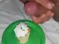 Cum cream for my creamy cupcake.