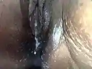 DADDY I CAN NOT STOP MY FAT HIRNY PUSSY FROM DRIPPING MY CUM!!