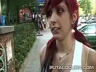 Diana pillada en la calle