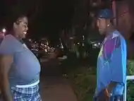 Ebony BBW gets picked up &amp_ Comes back for the dick