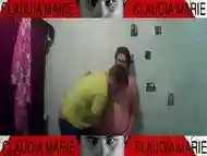 Empotrando a la gorda contra la pared para dominarla y ponerla muy perra. Dominaci&oacute_n para la obesa caldosa