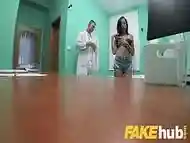 Fake Hospital Tattooed hottie squirts and orgasms whilst fucking czech cock