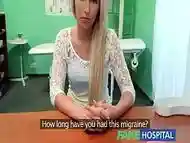 FakeHospital Blonde womans headache cured by cock and her squirting wet pussy