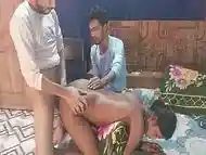 First time sex desi girlfriend Threesome Bengali Fucks Two Guys and one girl ,  Hanif pk and  Sumona and Manik