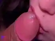 Gentle and sensual slow sucking blowjob oral creampie