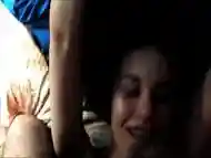 Girlfriend is a cumslut and licks the cum off her face