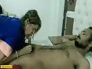 Hot Bhabhi Shared with Friend! Indian hot Threesome Sex with Hindi audio