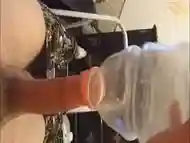 Hot Fucking Gatorade Bottle And Cum