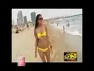 Hot Indian MILF On Barcelona Beach