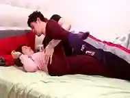 I brought my Best friend to my room and I Creampied her after hard sex