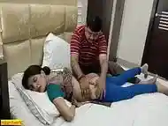 Indian Hot Couple sex! Beautiful wife VS aged Husband!!