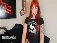 JOI BRASIL com a ruiva Mel Fire - A melhor punheta da sua vida! - Testosterona