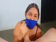 Latina Amateur Gives Gagged Handjob Like A Pro With Facial Cumshot