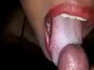 Mamada de verga super rica con succi&oacute_n y se corre en mi garganta demasiada leche 4k