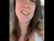 Micha Masturbating In the Car Alone