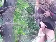 Milf Pissing In Bush