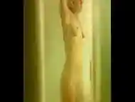 Naked blonde wife voyeur shower spy homemade