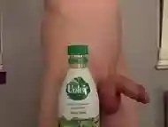 Passing Bottle Cap Challenge with my semi hard Boner (SlowMo)