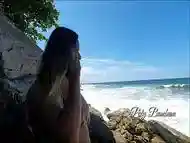 Perdida na praia tive que chamar os bombeiros para me resgatar . Paty Bumbum - Alex Lima . Completo no red