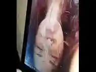 Random girl Juicy Cumtribute Slow-Mo