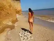 Sex n Ass Cream Pie on the beach