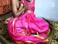 Sex with Indian housewife in pink sari