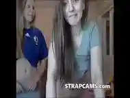 Super hot lesbian teens undressing on webcam