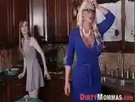 Teen and milf swap cum