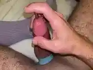 Teen cbt edging dick sounding cum