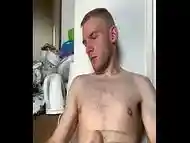 Uncut wet big fat german pink cock cumshooot