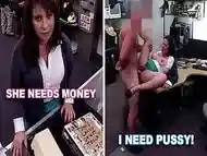 XXX PAWN - Curvy MILF Earns Money To Bail Out Her Husband By Riding My Cock