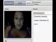 dumb anerican show tits on chatroulette