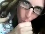 good mature sucking in car