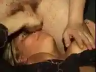 Amateur Austrian bitch gets fucked in hot pissing gang bang