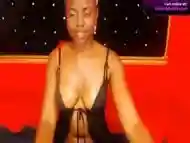 African Girl Superb Natural Boobs on cam